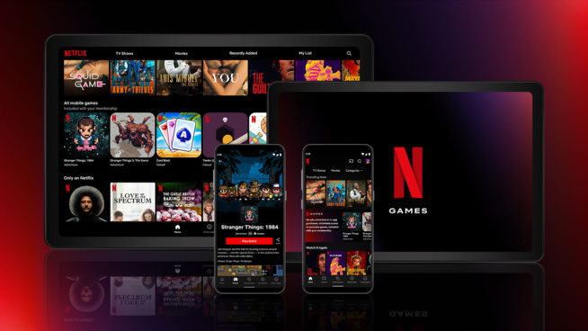 Netflix Games: une croissance impressionnante de 180 % des téléchargements en 2023