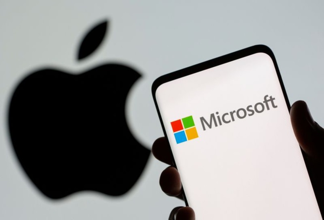 Microsoft surpasse Apple et devient la première capitalisation boursière mondiale Microsoft surpasse Apple et devient la première capitalisation boursière mondiale