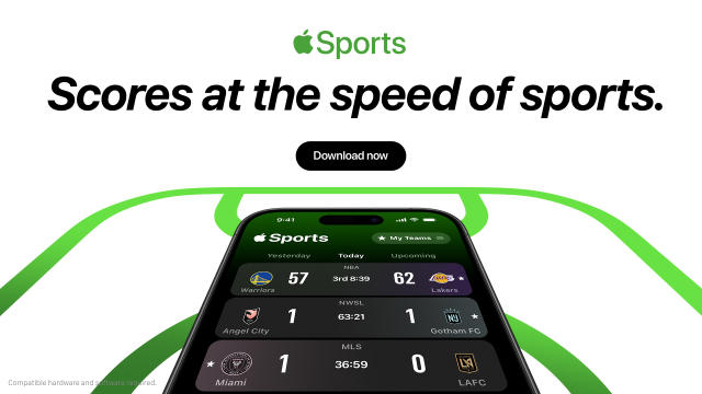 Apple lance apple sports: la nouvelle app dédiée au sport