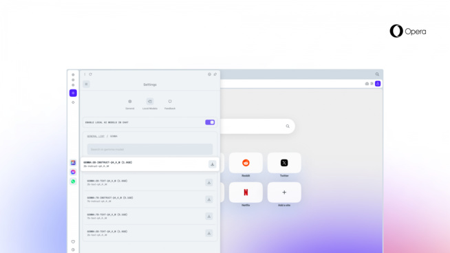 IA : Opera One Developer introduit le support des LLM IA : Opera One Developer introduit le support des LLM