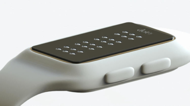 Dot, la toute première smartwatch en braille Dot, la toute première smartwatch en braille