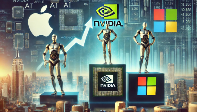 Nvidia devient la première capitalisation boursière mondiale, devant Apple et Microsoft Nvidia devient la première capitalisation boursière mondiale, devant Apple et Microsoft