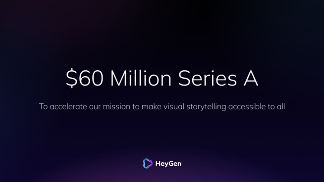 Création vidéo avec l'IA : HeyGen lève 60 millions de dollars Création vidéo avec l'IA : HeyGen lève 60 millions de dollars