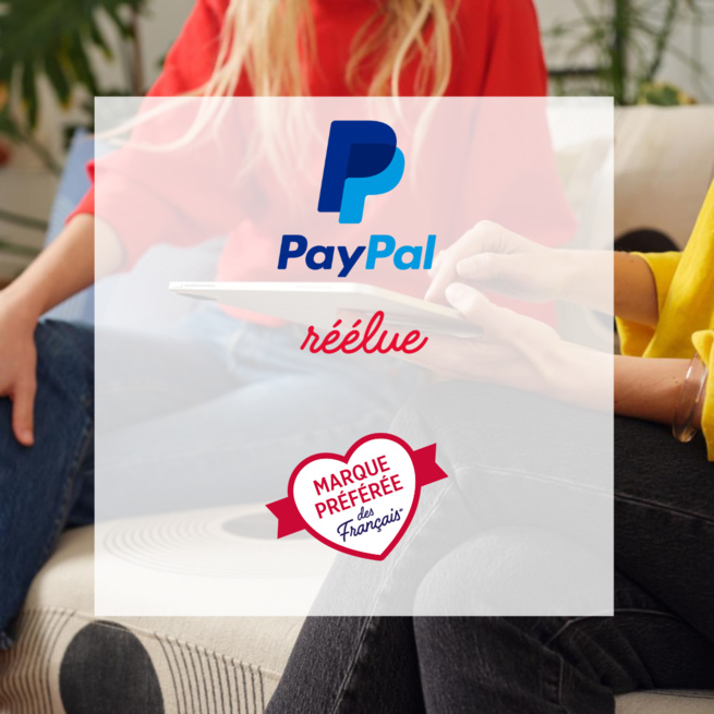 PayPal : Marque préférée des Français dans la catégorie des applications de paiement
