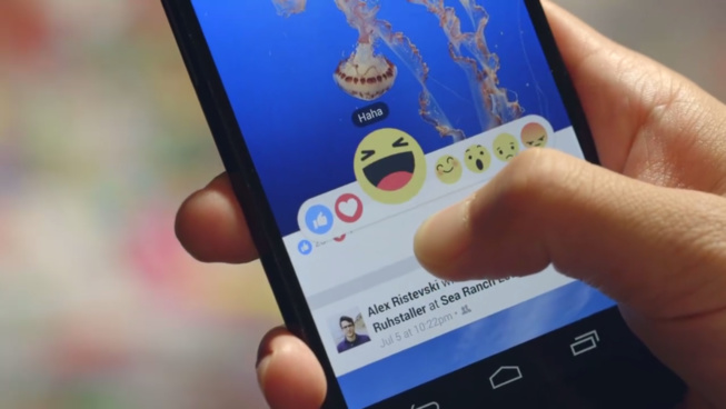 Facebook est en train de tester "Reactions", une façon encore plus facile de vous exprimer