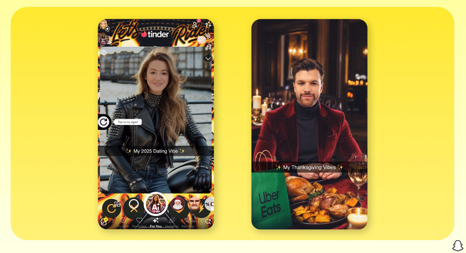 Snapchat lance les Sponsored AI Lenses Snapchat lance les Sponsored AI Lenses