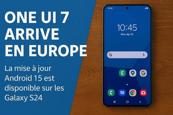 One UI 7 arrive en Europe : la mise à jour Android 15 est disponible sur les Galaxy S24 One UI 7 arrive en Europe : la mise à jour Android 15 est disponible sur les Galaxy S24
