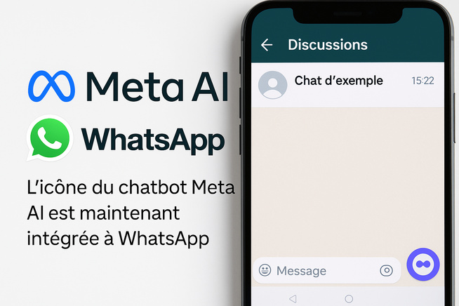 Meta AI débarque sur WhatsApp Meta AI débarque sur WhatsApp