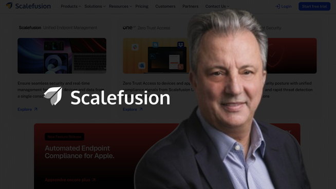 Philippe Ortodoro, Scalefusion : « Les menaces qui ciblent les smartphones deviennent de plus en plus sophistiquées »