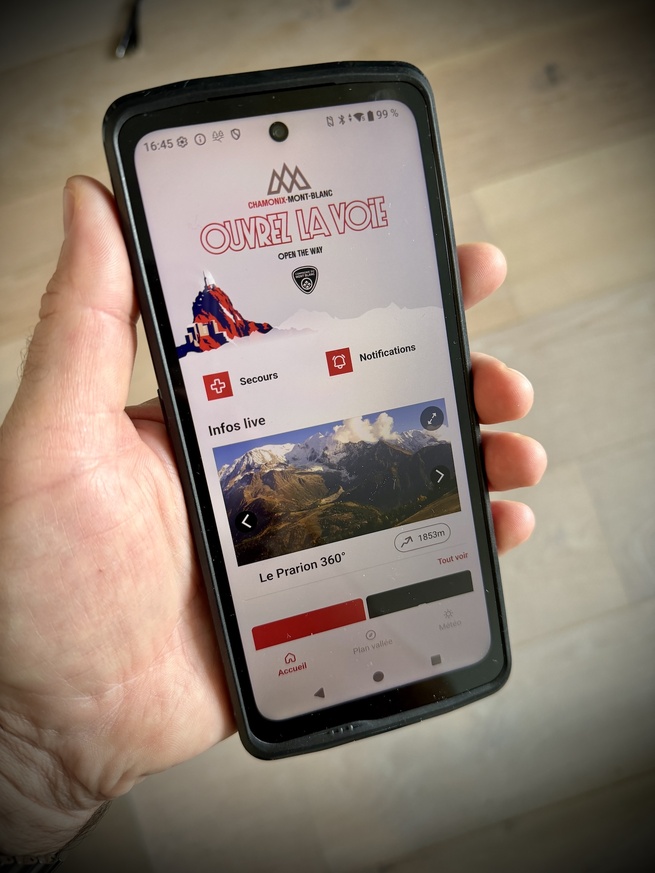 L'appli Chamonix-Mont-Blanc L'appli Chamonix-Mont-Blanc