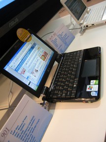 Un eeePC 901 avec technologie Wimax Un eeePC 901 avec technologie Wimax