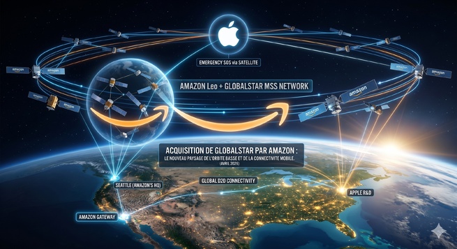 ​Amazon rachète Globalstar pour 11,6 milliards de dollars et défie Starlink