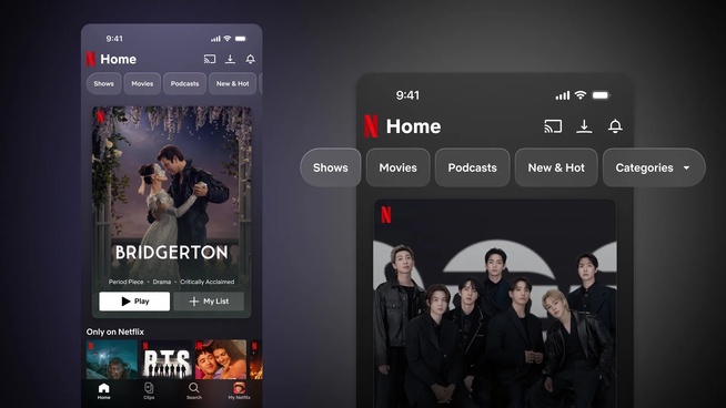 Netflix lance un flux de vidéos verticales dans son application mobile, inspiré de TikTok Netflix lance un flux de vidéos verticales dans son application mobile, inspiré de TikTok