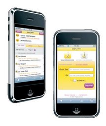 Les PagesJaunes disponibles sur l'iPhone Les PagesJaunes disponibles sur l'iPhone