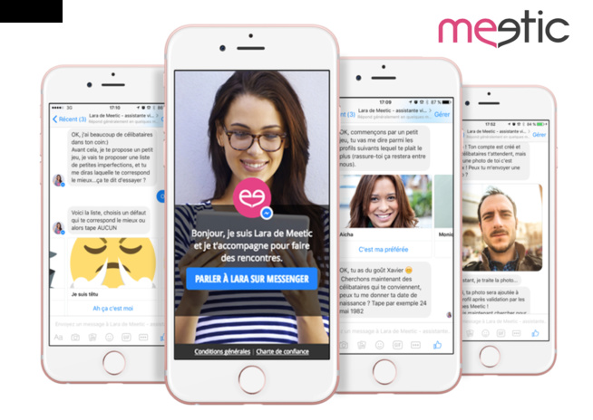 Meetic lance son chatbot sur Messenger