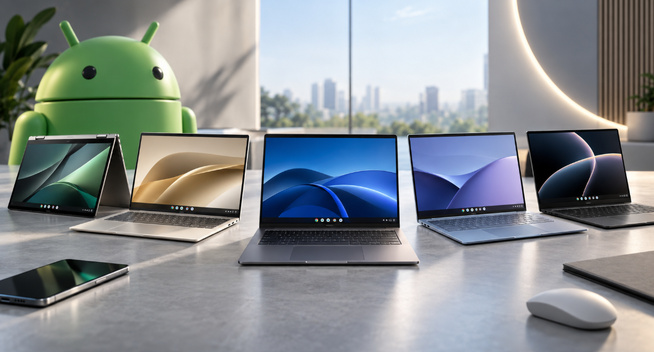 Googlebook : Google dévoile cinq PC portables sous Android pour succéder aux Chromebooks Googlebook : Google dévoile cinq PC portables sous Android pour succéder aux Chromebooks
