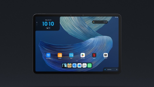 L’écran d’accueil d’une Alexa Tablet : le Google Play Store et Netflix y côtoient Prime Video, Audible et Kindle. © Amazon L’écran d’accueil d’une Alexa Tablet : le Google Play Store et Netflix y côtoient Prime Video, Audible et Kindle. © Amazon