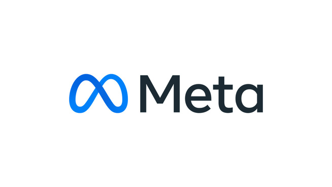 Le logo de Meta, maison mère de Facebook et d’Instagram, qui a interdit les publicités de ByteDance sur ses plateformes dans sept pays. © Meta