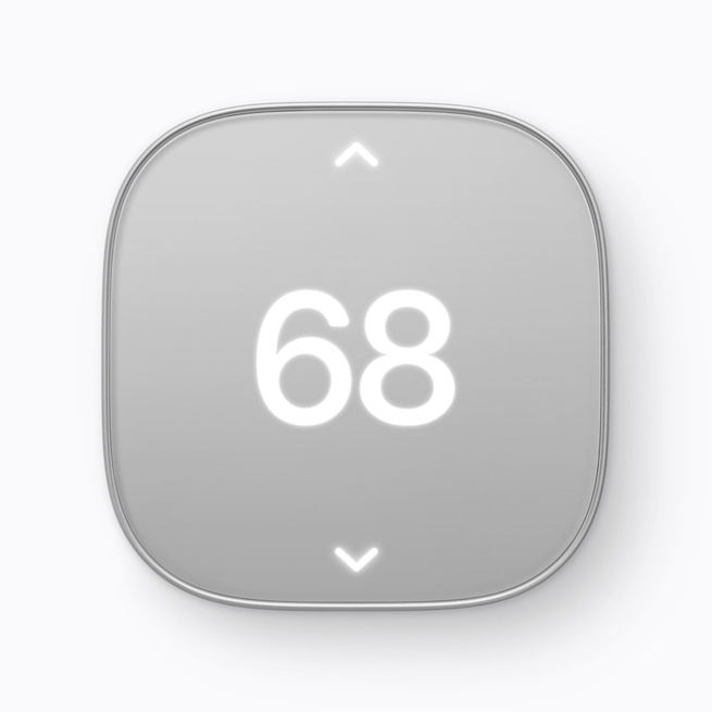 Le Thermostat connecté de Schneider Home, conçu avec Apple. © Apple