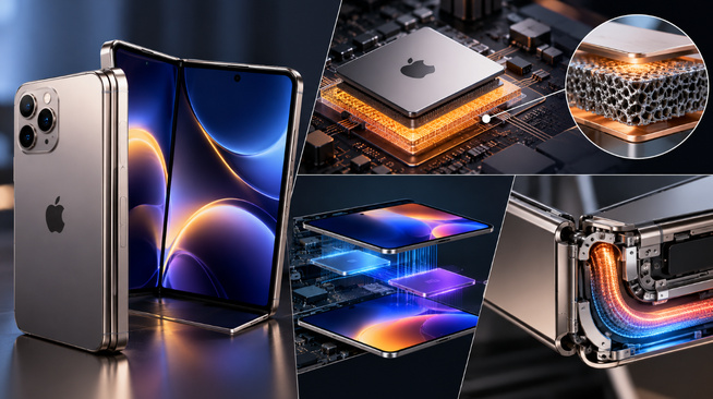 iPhone Duo : Apple adapte sa puce A20 Pro et invente un nouveau système de refroidissement pour son iPhone pliant