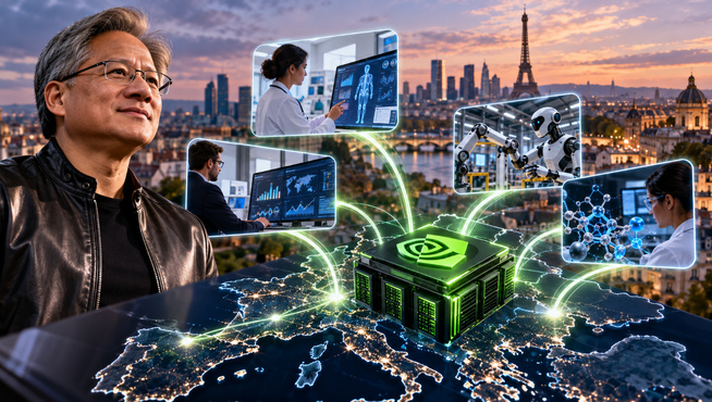 Pourquoi Nvidia investit des milliards dans l’IA en Europe, de Doctolib à la robotique Pourquoi Nvidia investit des milliards dans l’IA en Europe, de Doctolib à la robotique