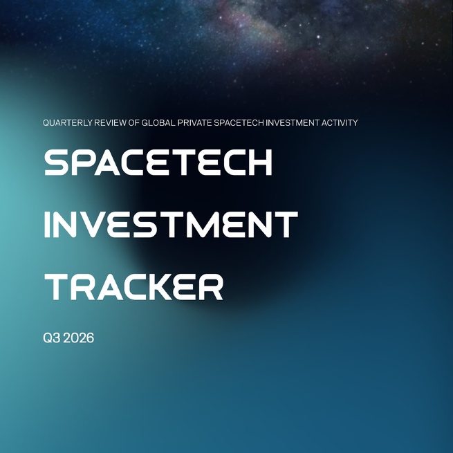 Couverture du Spacetech Investment Tracker de Seraphim pour le troisième trimestre 2026. Crédit : Seraphim Space