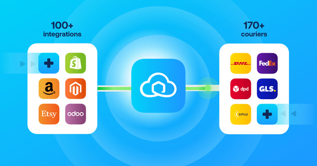 La plateforme d’expédition Sendcloud relie les boutiques en ligne à plus de 170 transporteurs. © Sendcloud