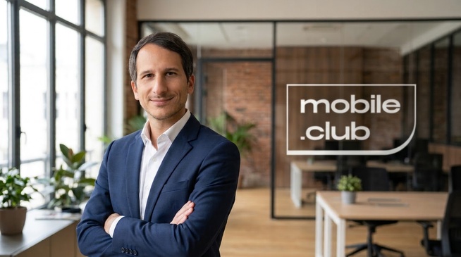 Damien Morin, PDG de Mobile.Club Damien Morin, PDG de Mobile.Club