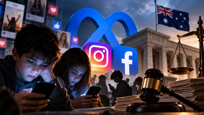 Meta visé par une action de groupe en Australie sur l’impact de Facebook et Instagram sur les mineurs Meta visé par une action de groupe en Australie sur l’impact de Facebook et Instagram sur les mineurs