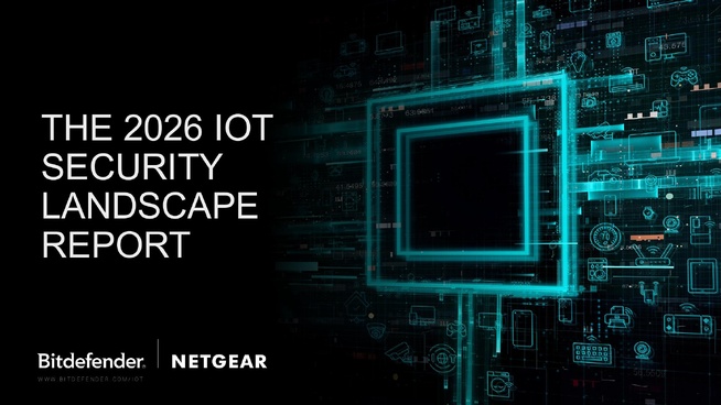 Couverture du 2026 IoT Security Landscape Report. © Bitdefender / NETGEAR