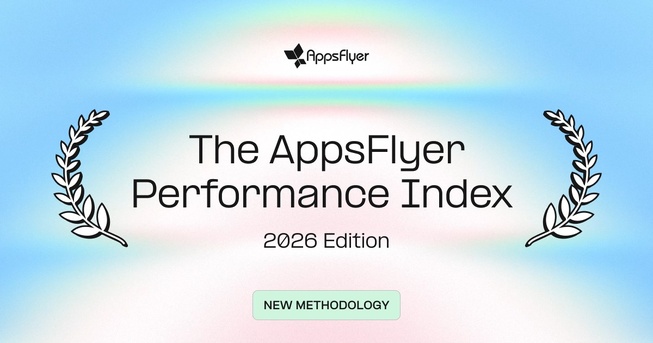 Visuel de présentation du AppsFlyer Performance Index 2026. © AppsFlyer