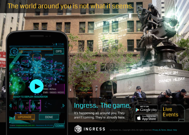Ingress, par Niantic Labs Ingress, par Niantic Labs
