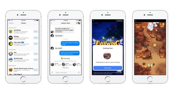 Facebook Messenger propose des Instant Games