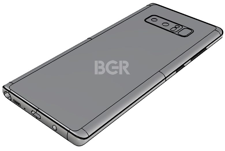 Les premières fuites du Galaxy Note 8 nous montrent un design familier