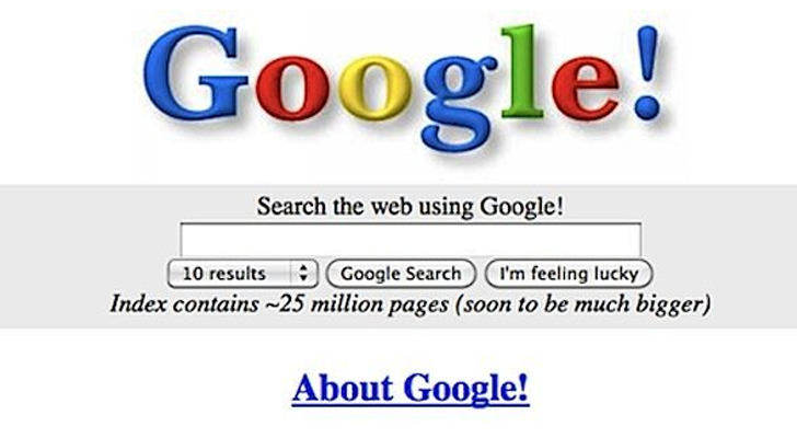 Le domaine Google.com a été enregistré pour la première fois il y a déjà 20 ans !