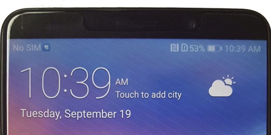 Huawei Mate 10 : La première photo "réelle" montre des bordures super minces