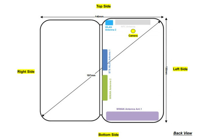 Le smartphone pliable Axon M de ZTE arrive à la FCC