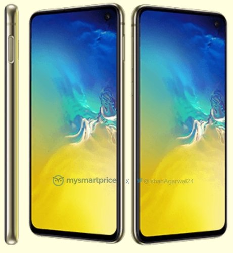 Le Samsung Galaxy S10e révélé en jaune canari