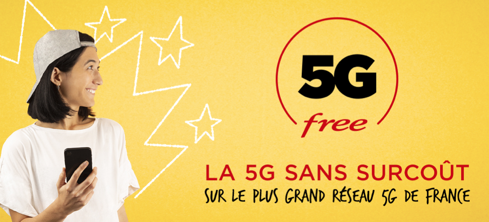 Free lance sa 5G en illimité sur plus de 5000 antennes