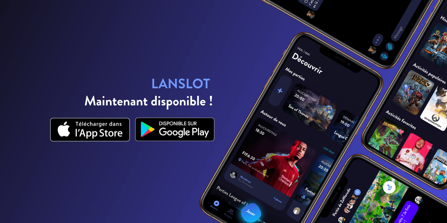 Lanslot : Appli pour connecter les gamers