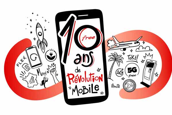 Free Mobile fête son 10e anniversaire