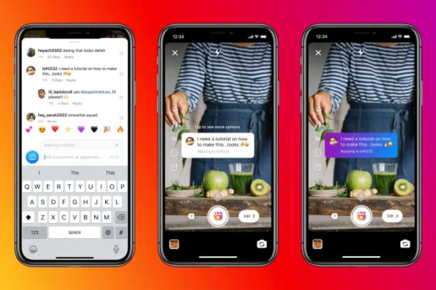 Instagram teste un nouveau design de Stories inspiré par TikTok