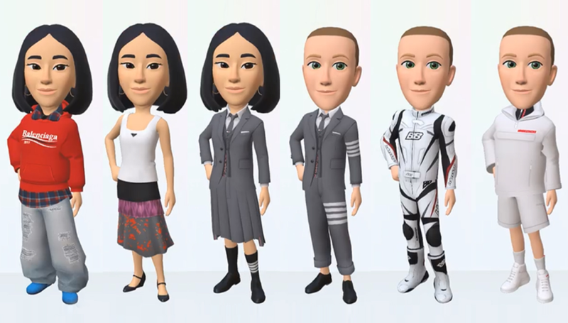 Meta lance un magasin de vêtements virtuel pour les avatars du métaverse