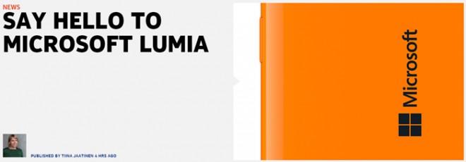 Le premier Microsoft Lumia dévoilé "bientôt"