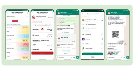 Le ticket de métro de Delhi débarque sur WhatsApp