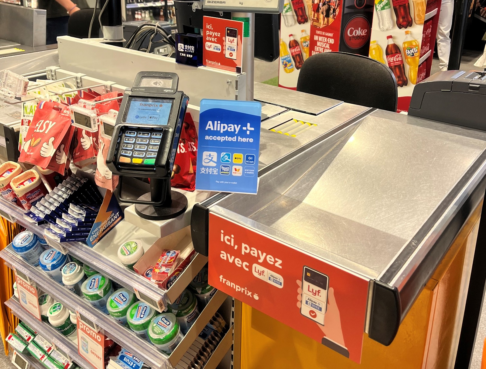 ​Lyf va déployer la solution de paiement par QR Code Alipay+ dans les magasins franprix