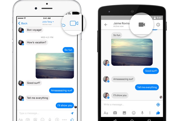 Facebook Messenger intègre les appels vidéo