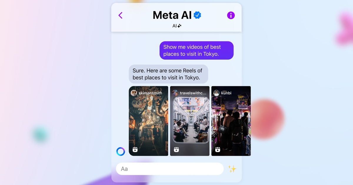 Meta lance son assistant conversationnel propulsé par l'IA sur tous ses réseaux