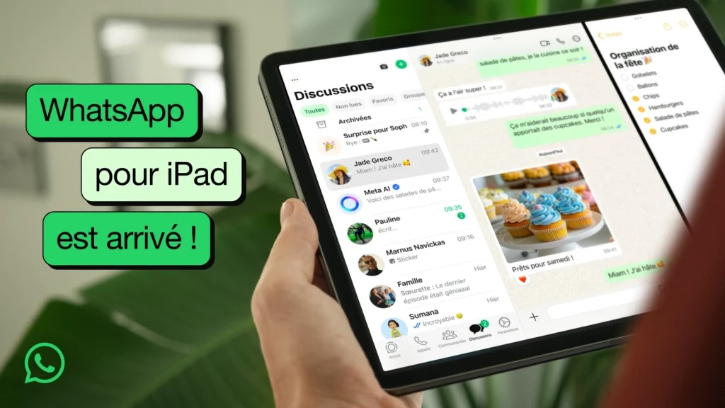 WhatsApp arrive enfin sur iPad : une expérience fluide et synchronisée