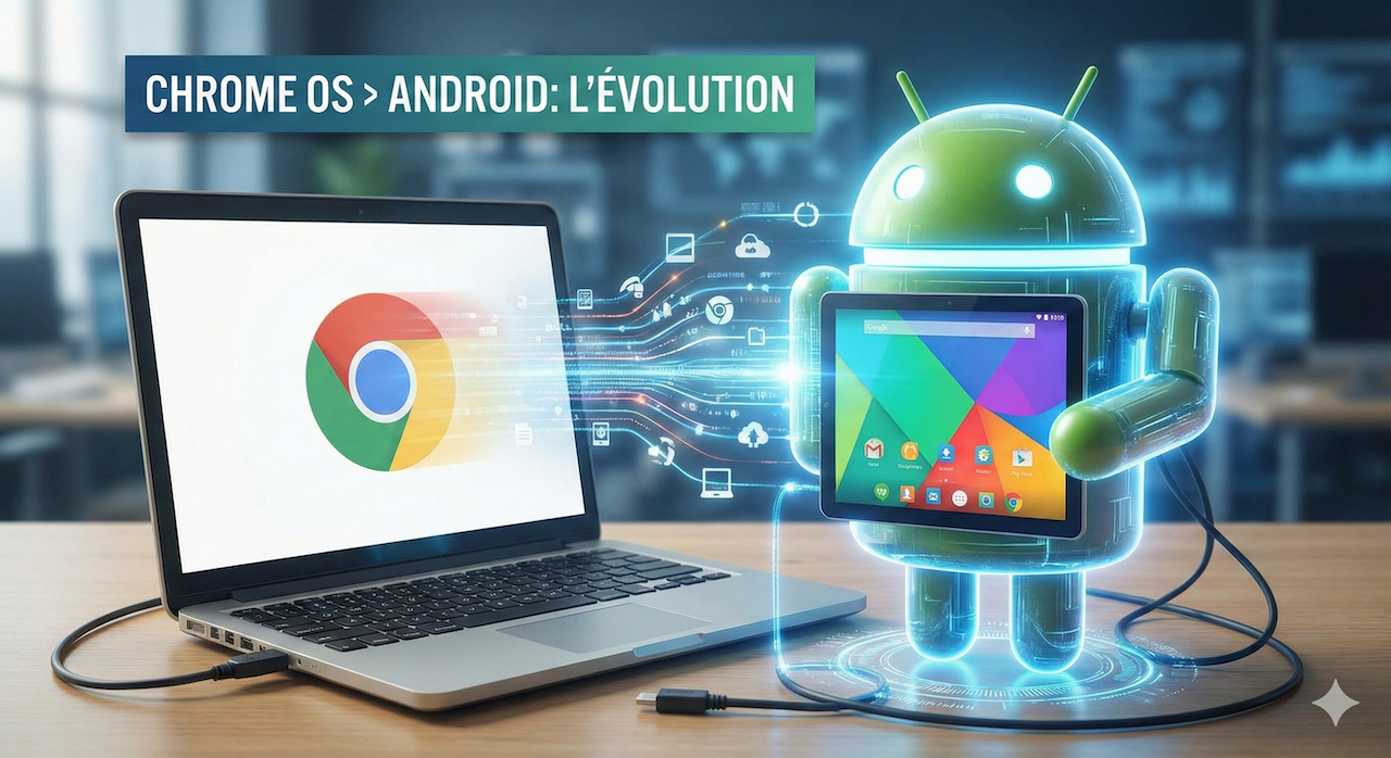 ​Google acte la fin de ChromeOS : Pourquoi Android est le futur du PC selon Mountain View